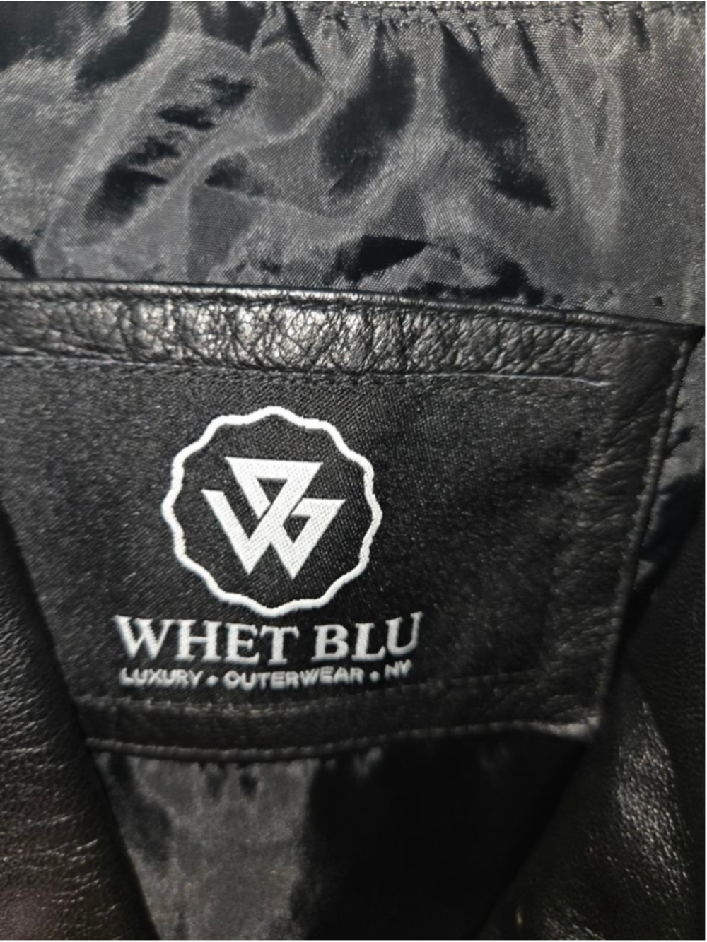 Women's XXL Whet Blue 100% Leather Jacket - Picture 2 of 10
